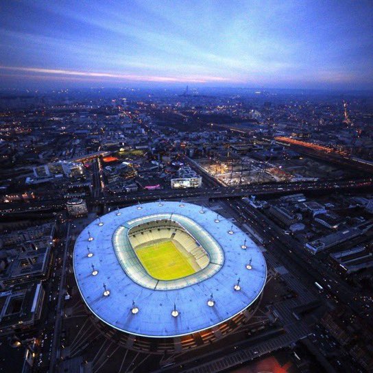 Vue aérienne du Stade de France